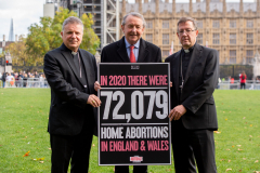 L-R Bishop John Keenan, Lord Alton and Bishop John Sherrington

Abortion Act Day of Remembrance

March for Life

Parliament Square, London