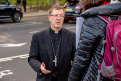 Bishop John Sherrington talking to Pro life witnesses

Abortion Act Day of Remembrance

March for Life

Parliament Square, London