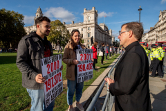 Bishop John Sherrington talking to Pro life witnesses

Abortion Act Day of Remembrance

March for Life

Parliament Square, London