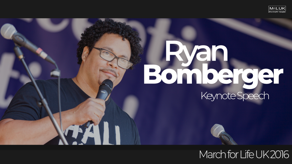 Ryan Bomberger March for Life UK 2016