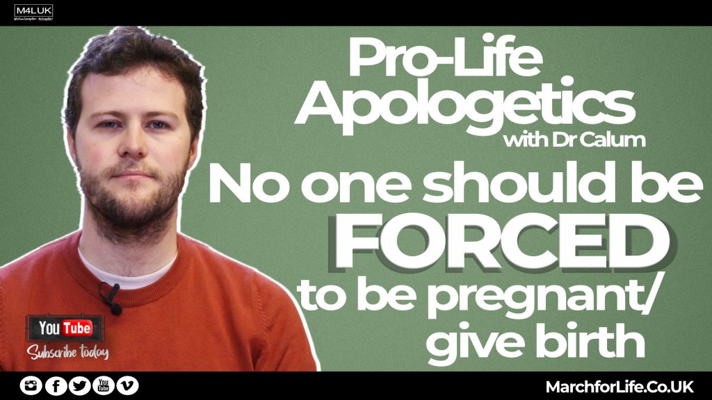No one should be FORCED to be pregnant/give birth