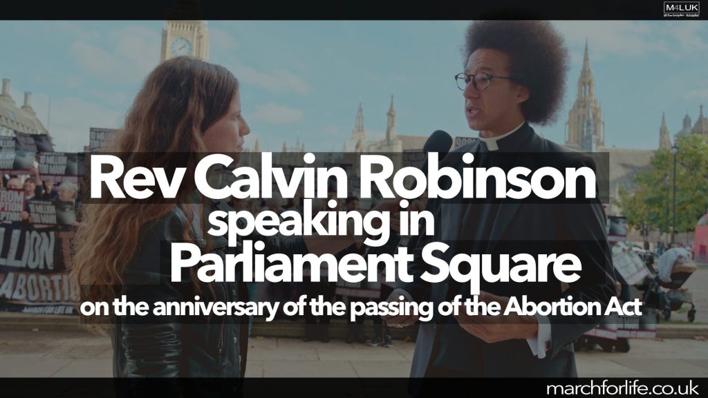 Rev Calvin Robinson Abortion Act 2022