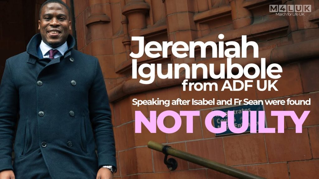 Jeremiah Igunnubole from ADF UK speaking at Birmingham Magistrates Court