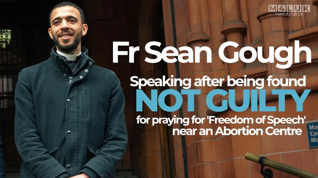 Fr Sean Gough- Speaking after being found NOT GUILTY for praying for freedom of speech.