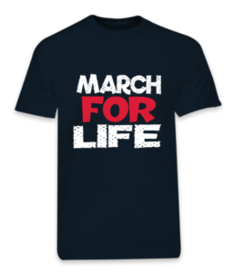 MARCH FOR LIFE KIDS T-SHIRT (BLK)